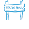 Hiking equipment icon – complete set of outdoor adventure tools