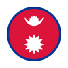 The national flag of Nepal representing cultural pride and travel to the Himalayas.