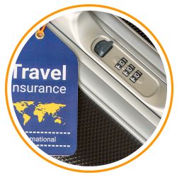 travel insurance badge