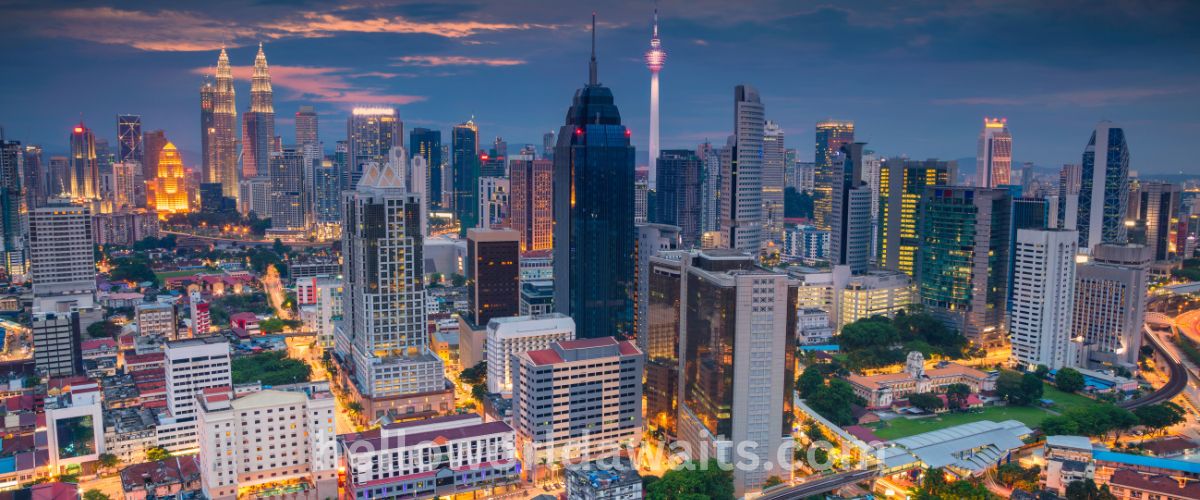 this iamge is showing modern city views of kaula lumper