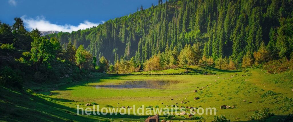 great asia view of greenish velley