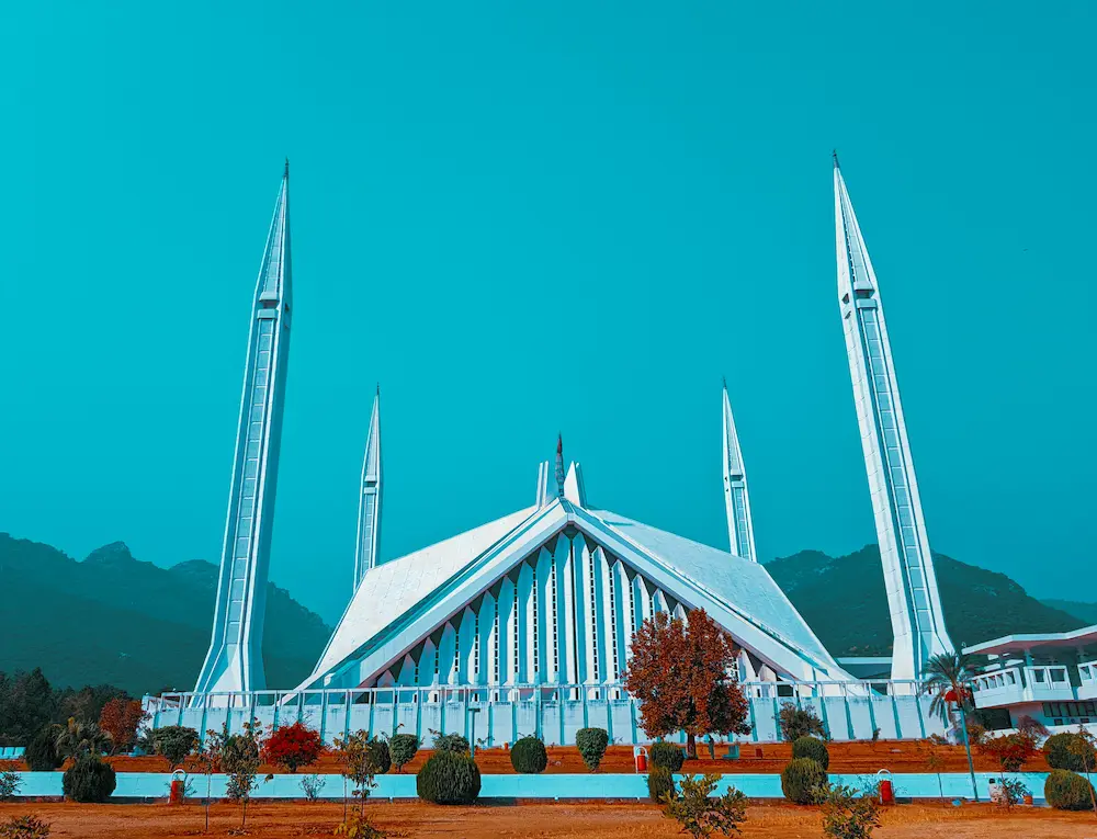Faisal Mosque in Islamabad, Pakistan