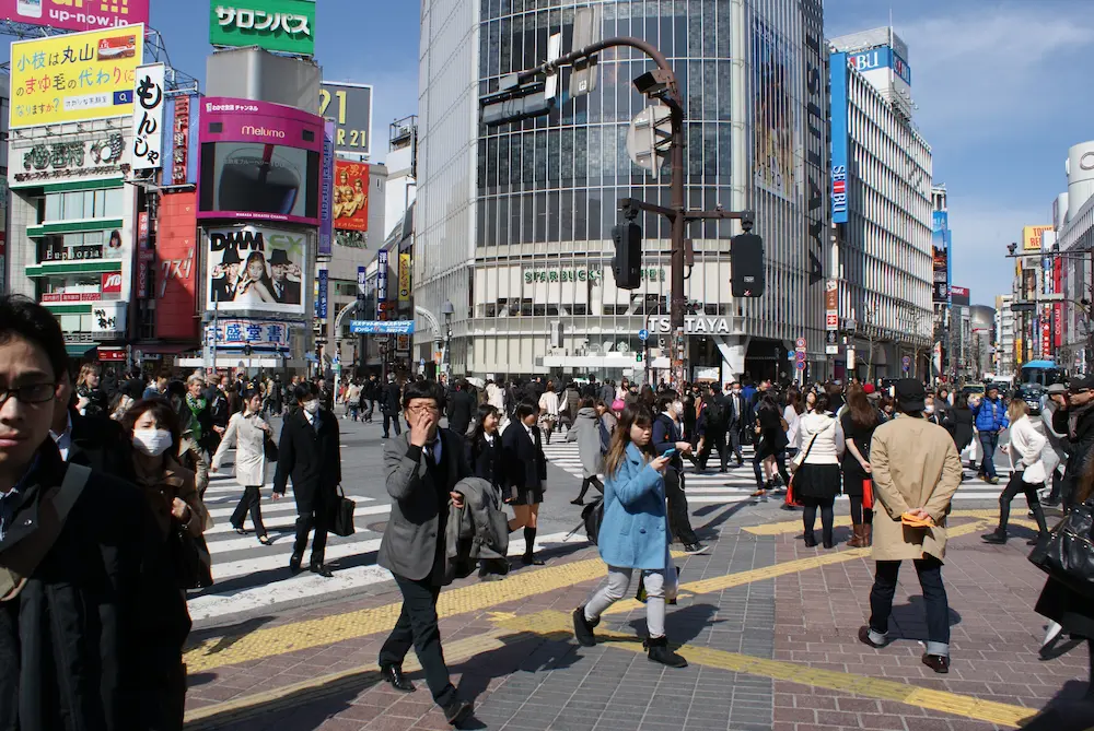Shibuya Crossing, Tokyo, Japan